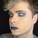Black-White-Silver DRAMATIC Smokey Eye