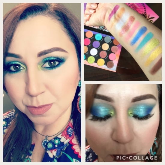 Festive eyeshadow look