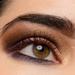 A Gold & Plum Eye with MAC x Aaliyah