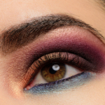 A Smoky, Plum Eye with Pop of Periwinkle featuring ColourPop The Zodiac Palette