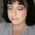 Shimmery Silver and Purple