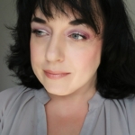 Shimmery Silver and Purple