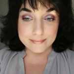 Shimmery Silver and Purple