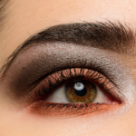 An Orange & Silver Eye with Dior Volcanic