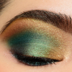 A Gold & Green Look featuring ColourPop This is Not a Dream
