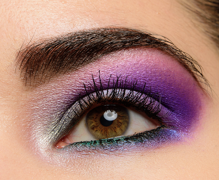 A Shimmery, Purple Eye featuring Sydney Grace Eyeshadows