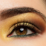 A Sparkling, Gold & Green Look featuring ColourPop Holiday Shadows