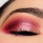 A Sparking Coral & Berry Look featuring Natasha Denona