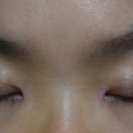 a pink blink of the eye
