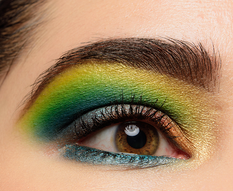 A Bright, Colorful Eye Look featuring MAC It's Designer