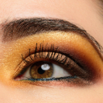 A Yellow & Bronze Eye Featuring Colourpop Proceed With Caution