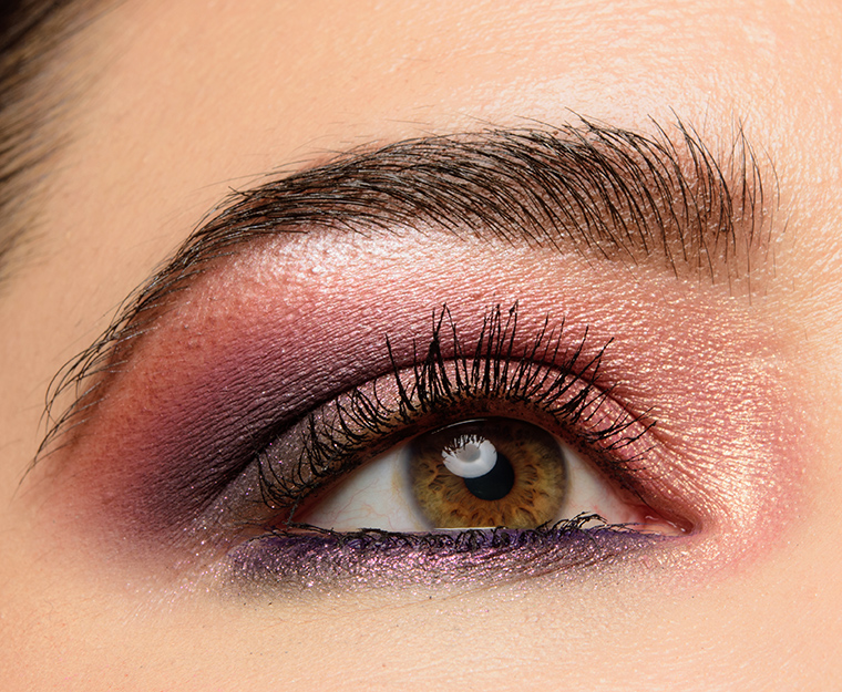 A Smoky, Mauve & Purple Eye Look Featuring Devinah Cosmetics