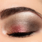 A Smoky Taupe Eye With A Pop of Red