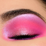 A Vivid, Sparkling Pink Eye Look Featuring Huda Beauty Neon Pink