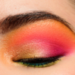 A Bright, Neon Sunset Eye Look Featuring Huda Beauty Neon Orange