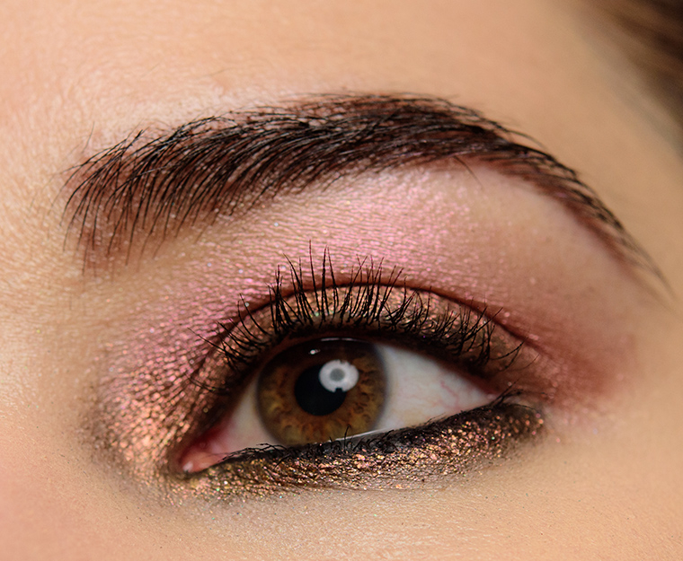 A Bronze & Pink, Metallic Eye Look featuring Fyrinnae