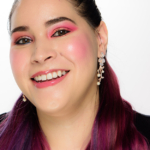 A Bright Peach & Fuchsia Look featuring Colourpop Strawberry Shake