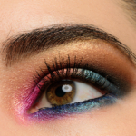 A Shimmering, Multi-Color Eye Look featuring Colourpop and Viseart