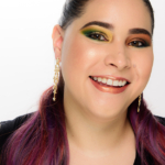 Natasha Denona Metropolis Eyeshadow Look #2 - Gold & Green
