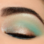 Huda Beauty Mint Pastel Obsessions Eyeshadow Look