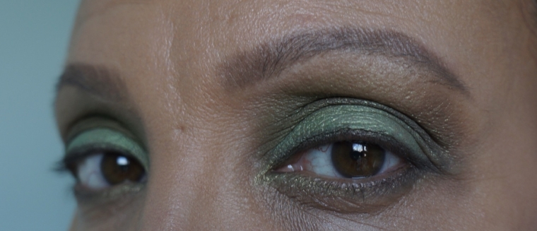 Green-brown "duped Myself" Eye Look