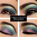 Opulent, Ciel-Hued Stencils of Sparkle Look