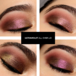 Natasha Denona Ultraviolet + Mac Powder Kiss Eye Look