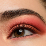 A Bright, Coral Eye Look featuring ColourPop